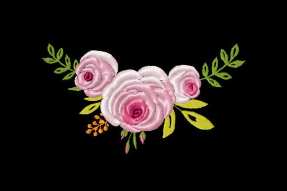 Delicate Floral Arrangement with Pink Roses and Greenery