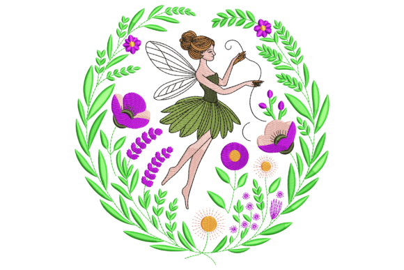 Fairy with Flowers