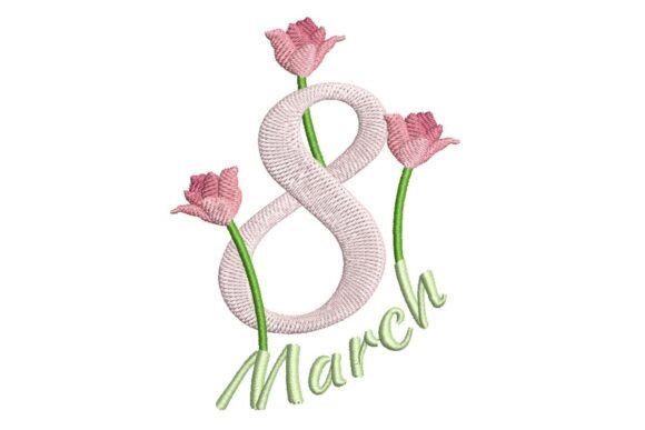 March 8 Flowers: Elegant Embroidery for Meaningful Gifts