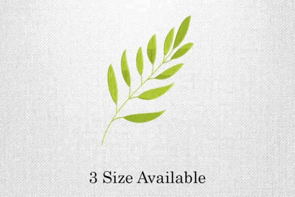 Simple Green Leaf Branch
